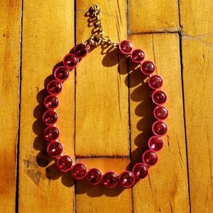 JCrew Pink Gem Necklace